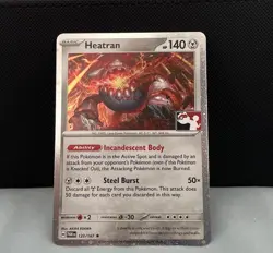 Heatran 123/167 Cosmos Holo Play! Stamp Prize Pack Series 6 Pokemon TCG NM - Image 1