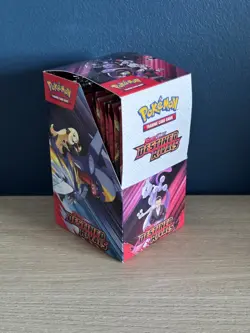 Destined Rivals Pokemon Unsealed Half Booster Box 18 Packs New & Sealed Packs - Image 1