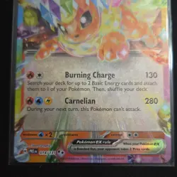 2025 Pokemon SV Prismatic Evolutions PRE EN Flareon ex #014/131 TCG Pokemon holo - Image 3