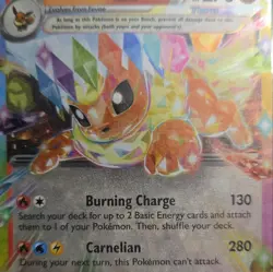 2025 Pokemon SV Prismatic Evolutions PRE EN Flareon ex #014/131 TCG Pokemon holo - Image 4