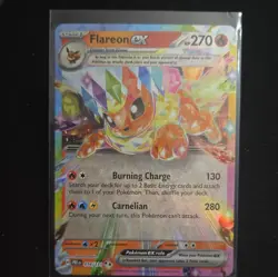 2025 Pokemon SV Prismatic Evolutions PRE EN Flareon ex #014/131 TCG Pokemon holo - Image 5