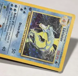 Pokemon Leviator (Gyarados) 1999 Base Set French 1st Edition Holo 6/102 HP *READ - Image 5