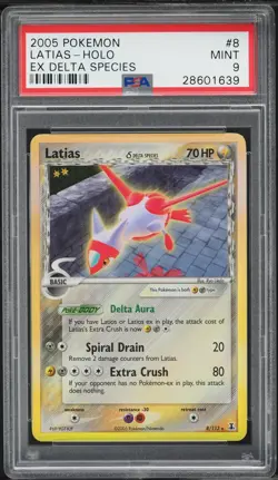 2005 POKEMON EX DELTA SPECIES LATIAS HOLO - PSA 9 MINT (Old Cert) - Image 1