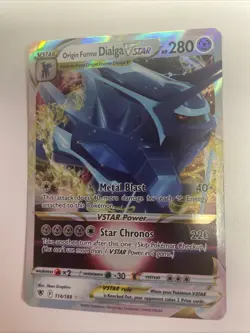 Pokemon Astral Radiance Origin Forme Dialga VSTAR 114/189 NM Free Shipping - Image 1