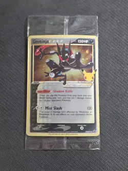 Greninja Gold Star Celebrations Promo SWSH144 Pokemon Sealed NM - Image 1