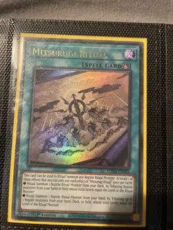 Mitsurugi Ritual SUDA-EN095 Ultra Rare Near Mint 1st Edition Yugioh - Image 1
