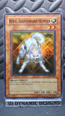 | Yugioh Ryko, Lightsworn Hunter LODT-EN022 1st Edition Super Rare NM 🔥 | - Image 1