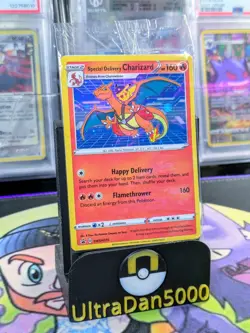 Special Delivery Charizard SWSH075 Promo Holo Pokemon Card 2020 SEALED - Image 3