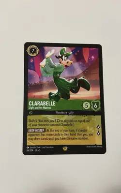 Clarabelle 84/204 Disney Lorcana Shimmering Skies Regular Legendary Card NM - Image 1