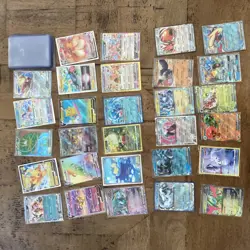 pokemon cards and sleeves - Image 1