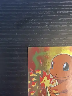 Pokemon The First Movie Charmander E4 of 12 Textured Holo Topps 1999 LP - Image 3