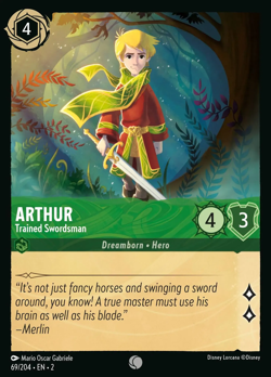 Arthur - Trained Swordsman #69 Common | Lorcana: Rise of the Floodborn Card - Image 1