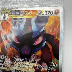 Lucario VSTAR SWSH291 Crown Zenith Black Star Promo Pokemon Card SEALED - Image 4