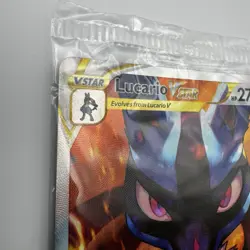 Lucario VSTAR SWSH291 Crown Zenith Black Star Promo Pokemon Card SEALED - Image 5