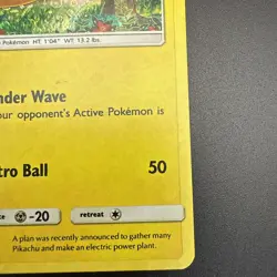 Pikachu SM04 Holo Sequin Rare Pokemon Card TCG 2016 - Image 5