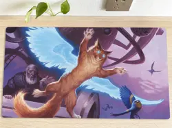 MTG Arcane Flight Table Playmat TCG CCG Trading Card Game Mat Mouse Pad & Bag - Image 1