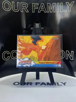 Pokemon Trapped Charizard 51 Non Holo 1999 Blue Topps Pikachu’s Vacation NM-Lp - Image 1