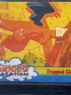 Pokemon Trapped Charizard 51 Non Holo 1999 Blue Topps Pikachu’s Vacation NM-Lp - Image 3