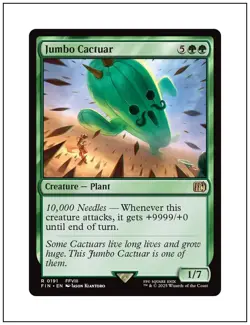 1x Jumbo Cactuar, Magic the Gathering MTG NM - Image 1