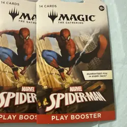Lot of (5) Magic: The Gathering Marvel Spider-Man Play Booster Pack Sealed NEW - Image 2