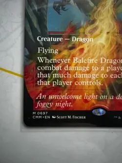 MTG Balefire Dragon - Borderless, NM-Mint, English Commander Masters - Image 5