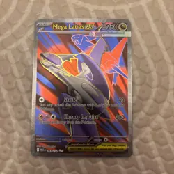 Mega Latias EX 163/132 IR Pokemon TCG Mega Evolution NM Full Art Ultra Rare - Image 1
