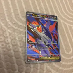 Mega Latias EX 163/132 IR Pokemon TCG Mega Evolution NM Full Art Ultra Rare - Image 3
