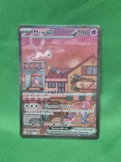 Pokemon TCG Mew EX Scarlet & Violet 151 UPC Holo Black Star Promo 053 - Image 1