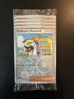 Professor's Research STAMPED - Pokemon TCG all 4x Professor Program Promos 2025 - Image 1
