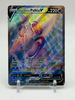 Pokemon TCG Origin Forme Palkia V SWSH253/307 SWSH Black Star Promos NM H9 - Image 1