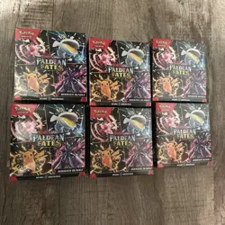 Pokemon TCG Scarlet & Violet Paldean Fates Booster Bundle Box LOT (6) (36 PACKS) - Image 1