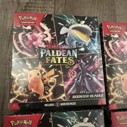 Pokemon TCG Scarlet & Violet Paldean Fates Booster Bundle Box LOT (6) (36 PACKS) - Image 2