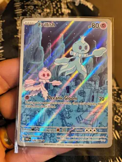 Pokemon TCG Frillish Illustration Rare #126/86 White Flare English Edition NM - Image 1