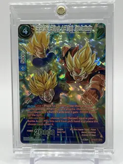 SS Son Goku Vegeta Trunks, Triple Combination BT19-011 SPR Dragon Ball Card Engl - Image 1