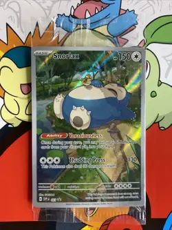 Pokemon TCG Snorlax 051 SV Scarlet & Violet 151 Promo Card Sealed - Image 1