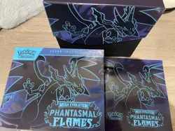 Phantasmal Flames Elite Trainer Box ETB - Open - No Cards - Image 2