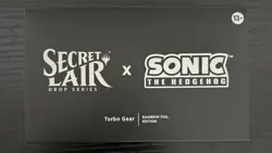 Secret Lair x Sonic Turbo Gear Rainbow Foil Edition New Sealed - Image 1
