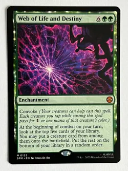 MTG - Web Of Life And Destiny - SPM - X1 - Image 1