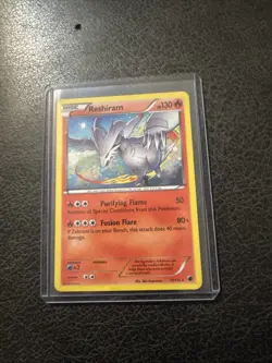 Reshiram Pokemon Card 17/116 Holo Rare Foil Plasma Freeze LP - Image 1