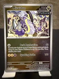 Miraidon 121/162 Near Mint Reverse Holo Future Pokemon TCG Temporal Forces - Image 1