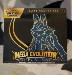 Pokemon TCG Mega Evolution Elite Trainer Box ETB (Lucario) - Image 1