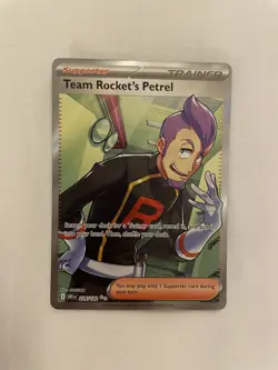 Destined Rivals Team Rocket's Petrel 226/182 Pokemon Scarlet & Violet Ultra Rare - Image 1