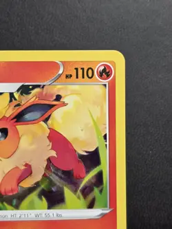 Pokemon Flareon SWSH041 Sword Shield Black Star Promo Cosmo Holo - Image 3