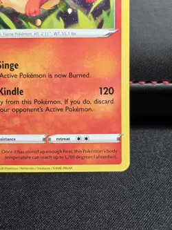 Pokemon Flareon SWSH041 Sword Shield Black Star Promo Cosmo Holo - Image 4