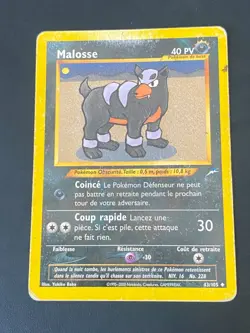 CARTE POKEMON MALOSSE 43/105 FR UNCO WIZARDS NEO DESTINY -PL - Image 1