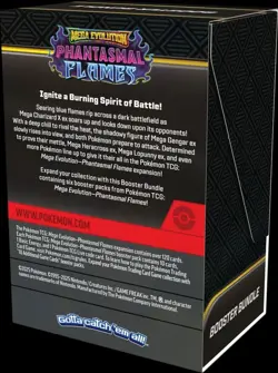 Pokemon Mega Evolution Phantasmal Flames Booster Bundle Ships 11/14 PRESALE - Image 2