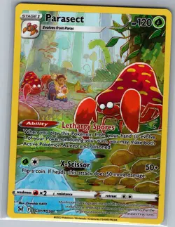 Parasect TG01/TG30 SWSH11: Lost Origin Trainer Gallery - Pokemon Card - NM - Image 1