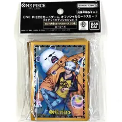 One Piece Card Game Official Card Sleeve Limited Edition Vol.4 - Law & Bepo - Image 1