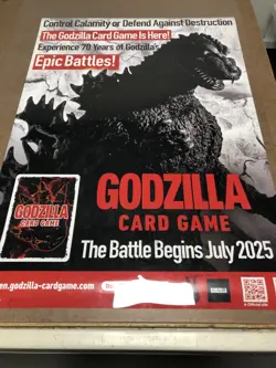 Godzilla Card Game Promo Poster - Image 1