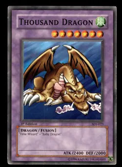 Thousand Dragon SDJ-023 Common Yugioh Card - Image 1